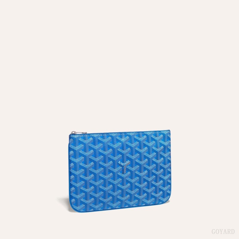 Pequenos Artigos de Couro Goyard SÉNAT PM POCKET Azuis | GY-JAG6966