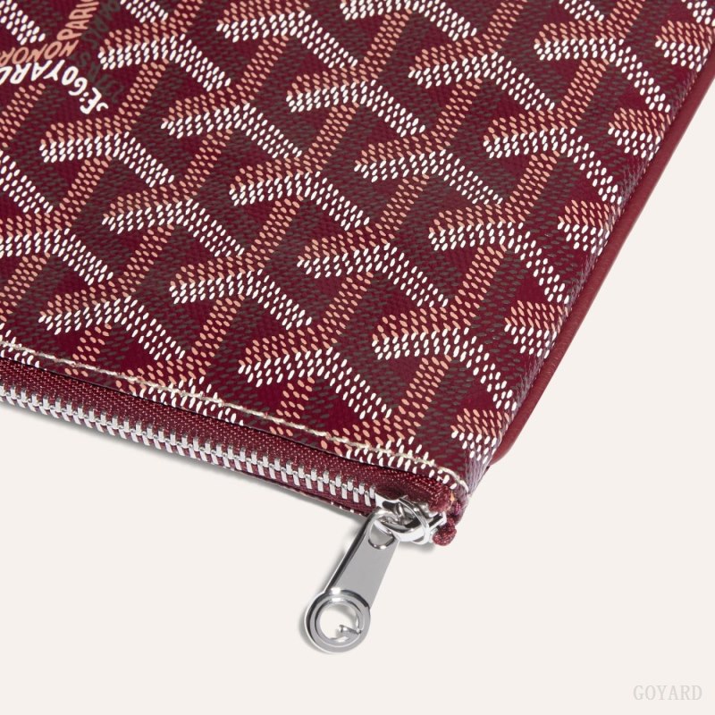 Pequenos Artigos de Couro Goyard SÉNAT PM POCKET Bordeaux | GY-DRD5279