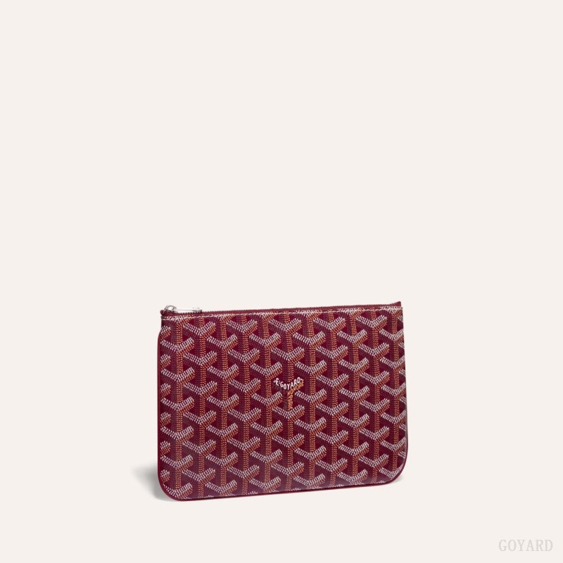 Pequenos Artigos de Couro Goyard SÉNAT PM POCKET Bordeaux | GY-DRD5279