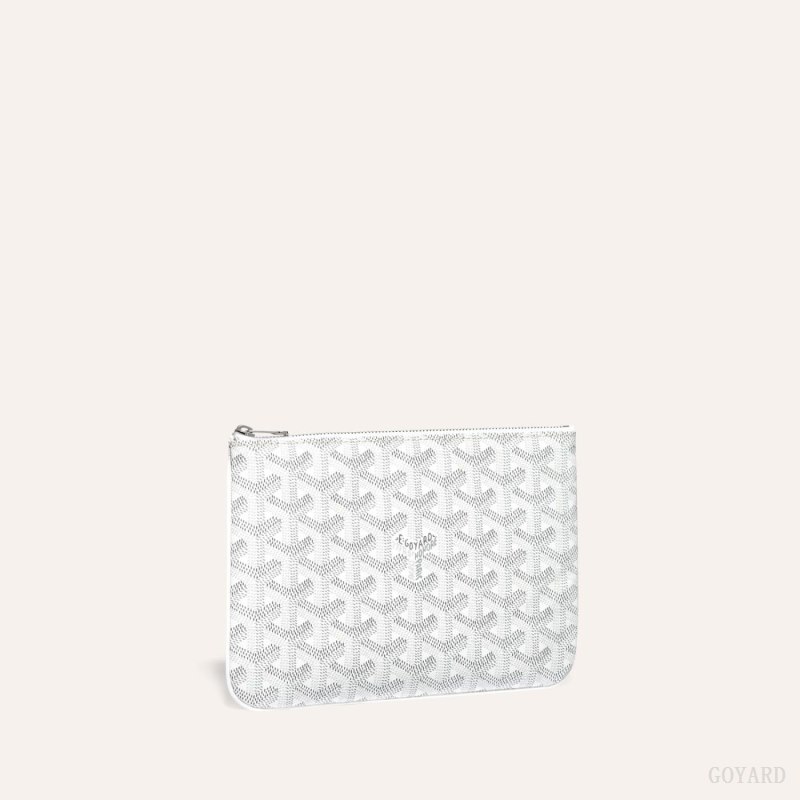 Pequenos Artigos de Couro Goyard SÉNAT PM POCKET Branco | GY-EGI2827