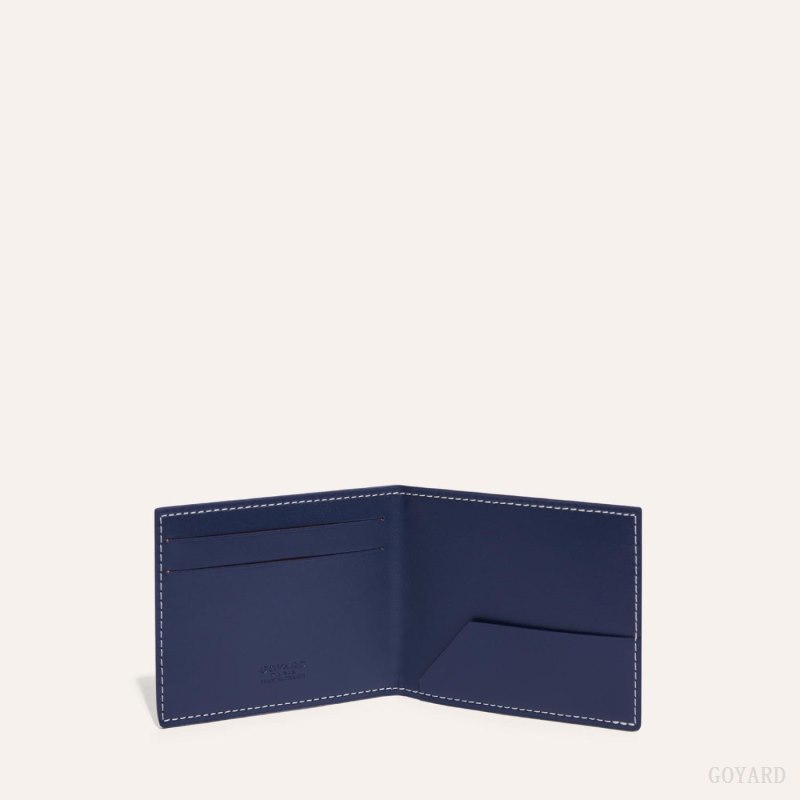 Porta Cartão Goyard INSERT VICTOIRE CARD WALLET Azul Marinho Azuis | GY-CHW7974