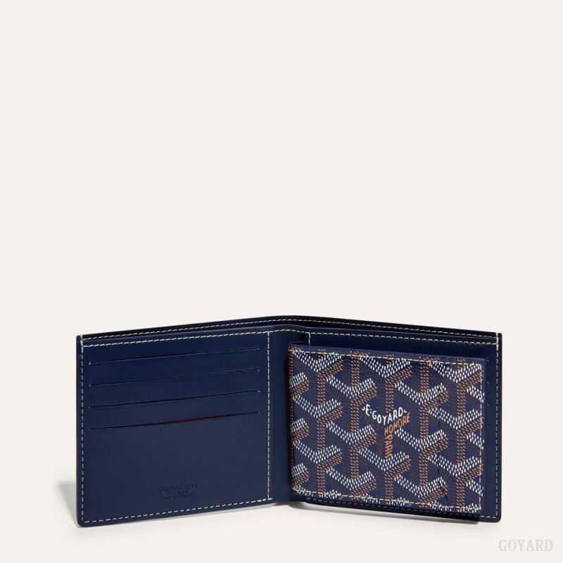 Porta Cartão Goyard INSERT VICTOIRE CARD WALLET Azul Marinho Azuis | GY-CHW7974