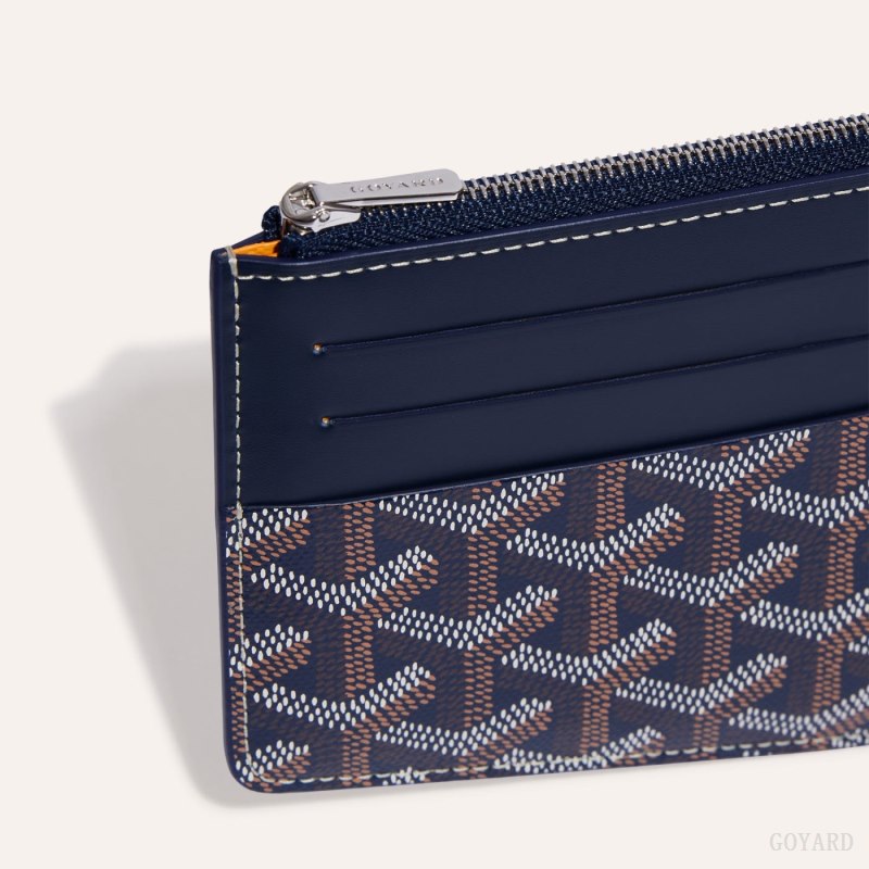 Porta Cartão Goyard Insert Louise Azul Marinho Azuis | GY-UQB1991