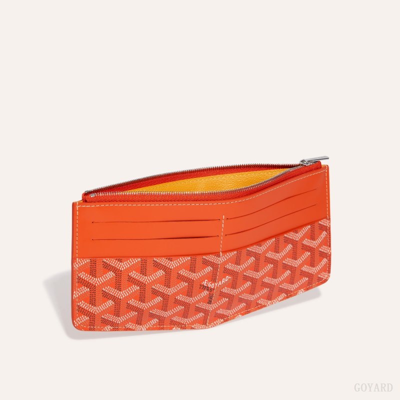 Porta Cartão Goyard Insert Louise Laranja | GY-CDP1342