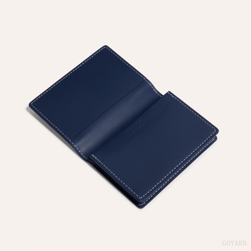 Porta Cartão Goyard MALESHERBES CARD WALLET Azul Marinho Azuis | GY-FZD6915
