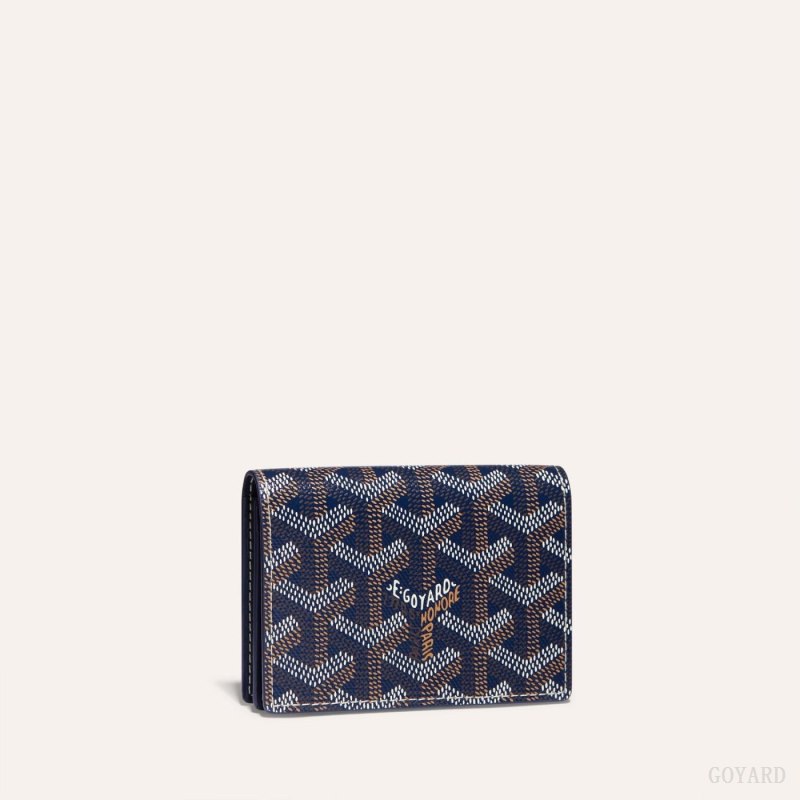 Porta Cartão Goyard MALESHERBES CARD WALLET Azul Marinho Azuis | GY-FZD6915