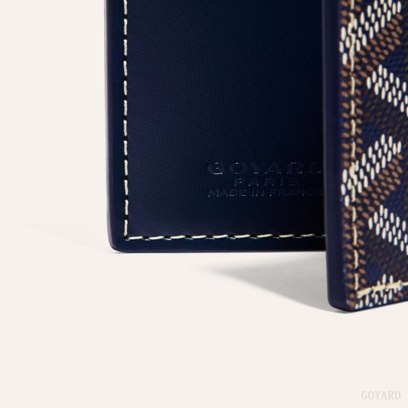 Porta Cartão Goyard SAINT-MARC CARD WALLET Azul Marinho Azuis | GY-NYQ0987