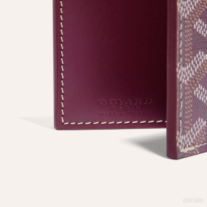 Porta Cartão Goyard SAINT-MARC CARD WALLET Bordeaux | GY-RRE9384