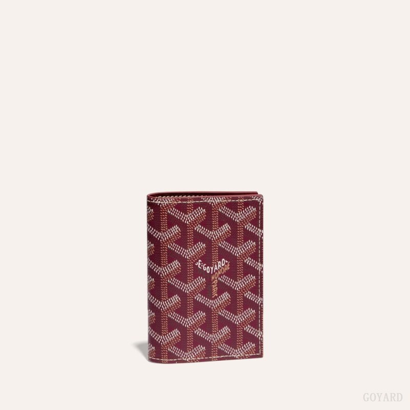 Porta Cartão Goyard SAINT-MARC CARD WALLET Bordeaux | GY-RRE9384