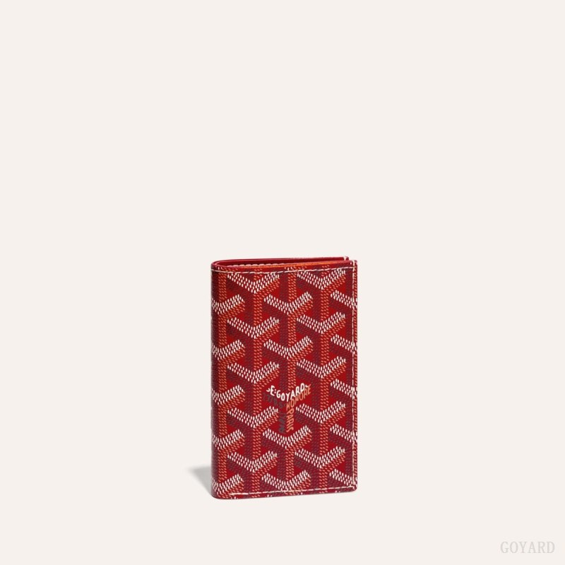 Porta Cartão Goyard SAINT-PIERRE CARD WALLET Vermelhas | GY-ZLY1854