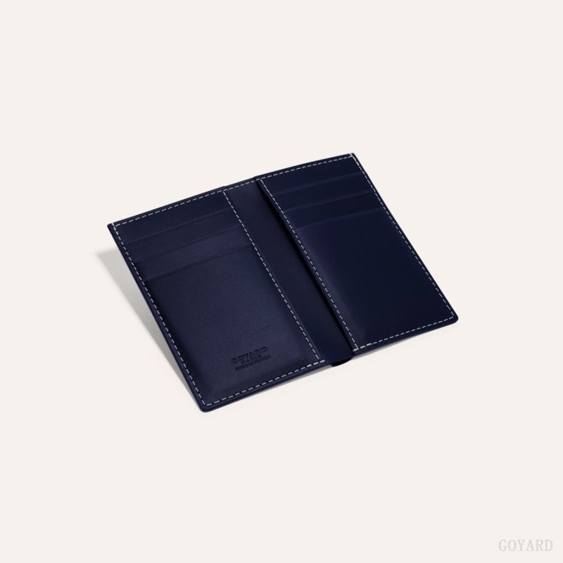 Porta Cartão Goyard SAINT-PIERRE CARD WALLET Azul Marinho Azuis | GY-XFG1279
