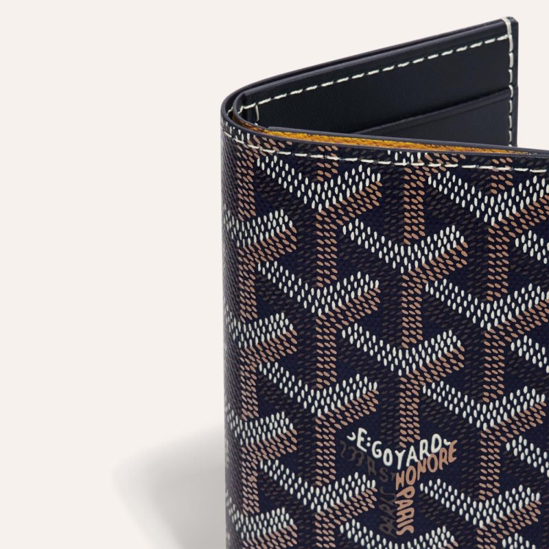 Porta Cartão Goyard SAINT-PIERRE CARD WALLET Azul Marinho Azuis | GY-XFG1279