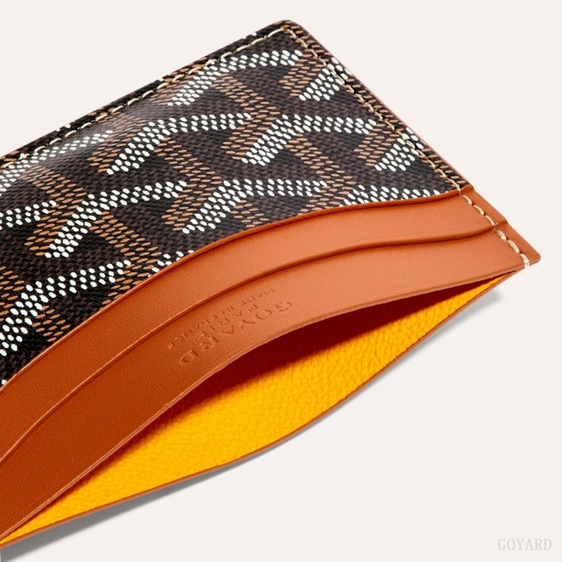 Porta Cartão Goyard SAINT-SULPICE CARD WALLET Pretas Marrom | GY-JUN8095
