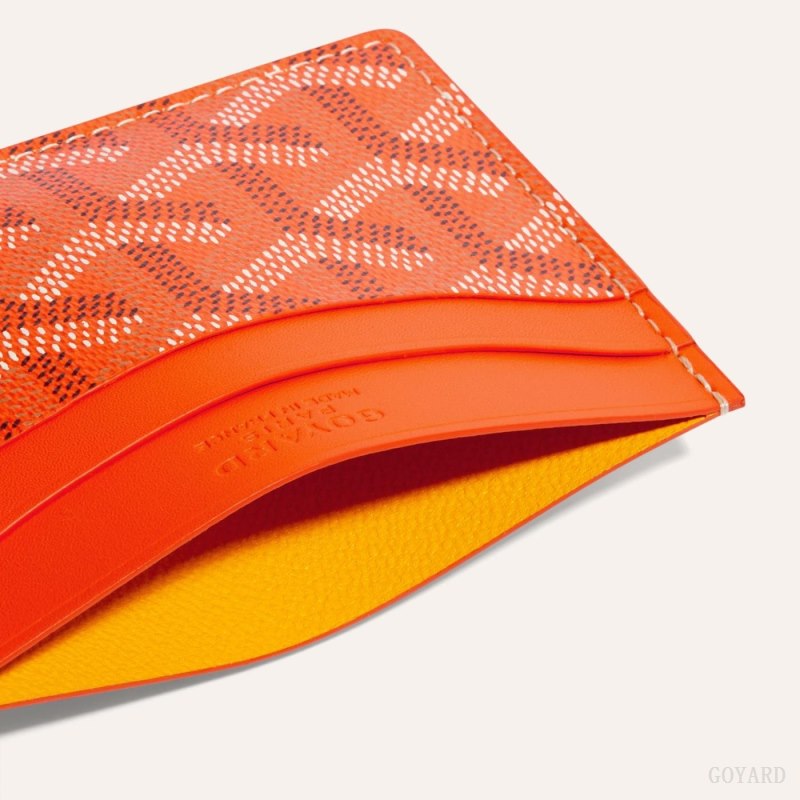 Porta Cartão Goyard SAINT-SULPICE CARD WALLET Laranja | GY-MYD4506