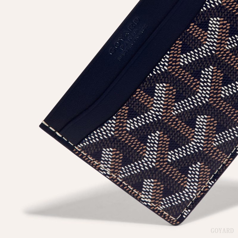 Porta Cartão Goyard SAINT-SULPICE CARD WALLET Azul Marinho Azuis | GY-UTI4411