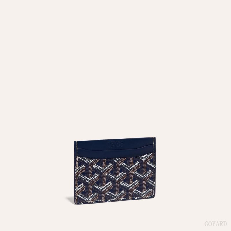 Porta Cartão Goyard SAINT-SULPICE CARD WALLET Azul Marinho Azuis | GY-UTI4411