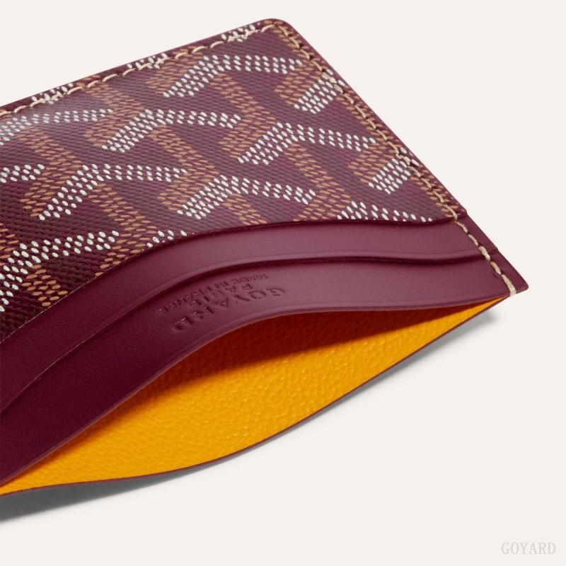 Porta Cartão Goyard SAINT-SULPICE CARD WALLET Bordeaux | GY-GNV4034