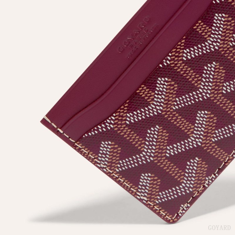 Porta Cartão Goyard SAINT-SULPICE CARD WALLET Bordeaux | GY-GNV4034