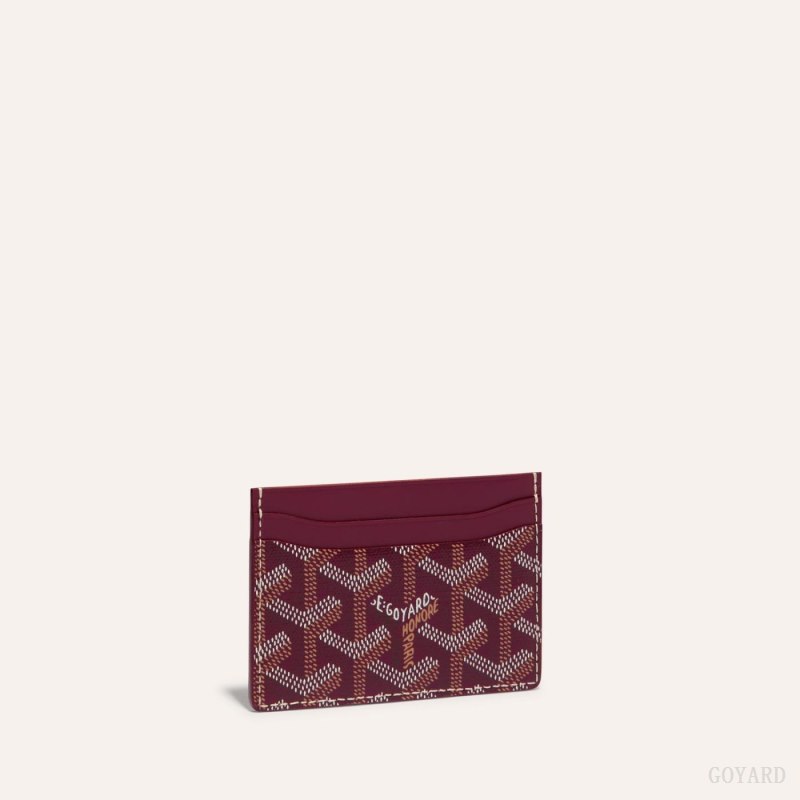 Porta Cartão Goyard SAINT-SULPICE CARD WALLET Bordeaux | GY-GNV4034