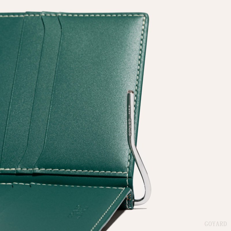 Porta Cartão Goyard SAINT-THOMAS BILL FOLD Verdes | GY-AGQ3169
