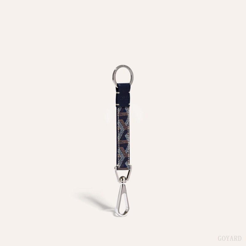Porta-chaves Goyard MOUSQUETON KEY RING Azul Marinho Azuis | GY-XGN9451
