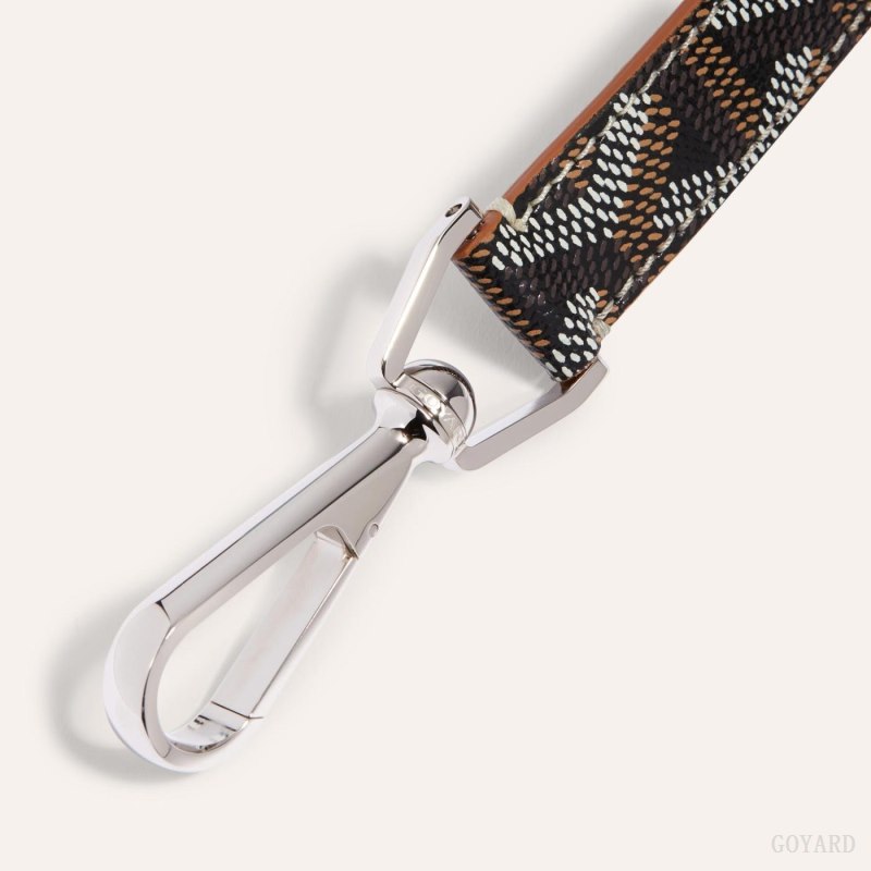Porta-chaves Goyard MOUSQUETON KEY RING Pretas Marrom | GY-LHL9352