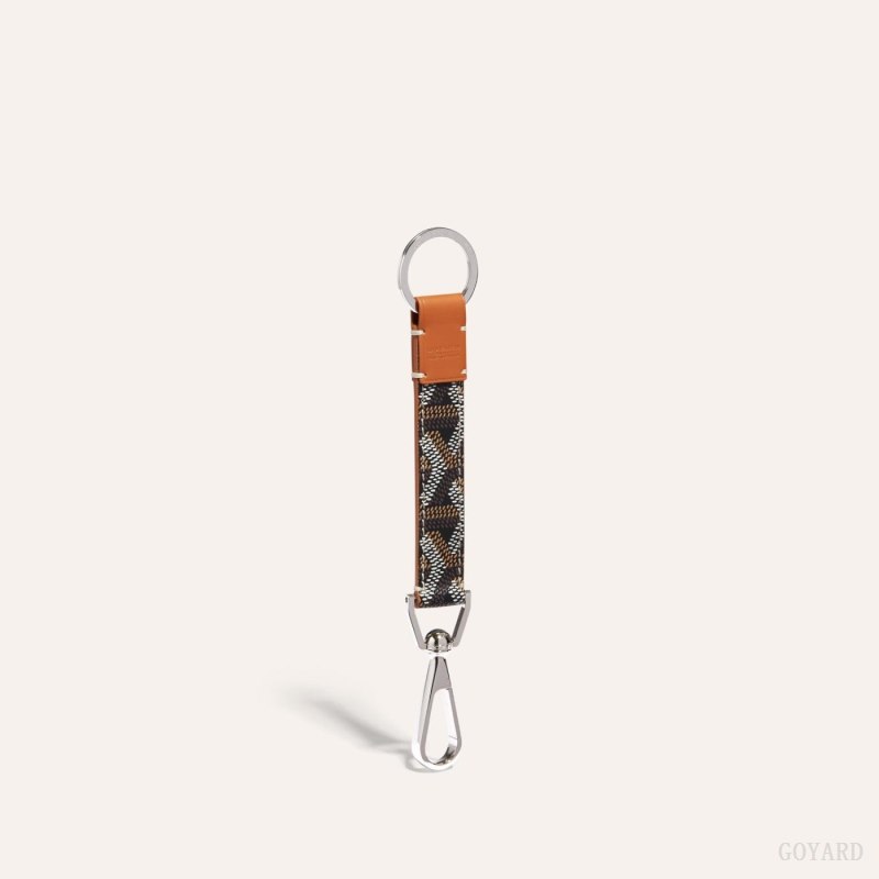 Porta-chaves Goyard MOUSQUETON KEY RING Pretas Marrom | GY-LHL9352