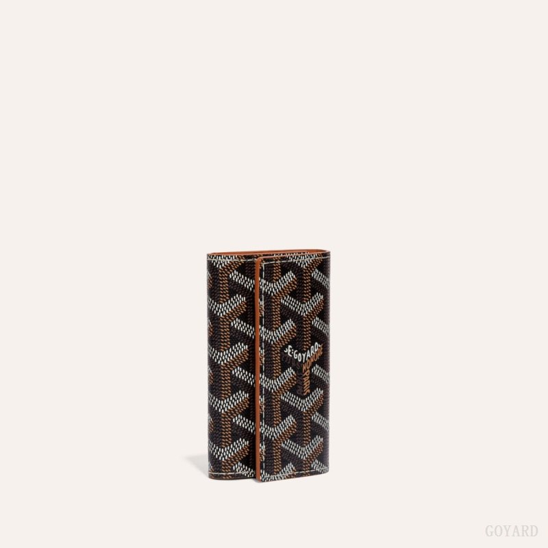 Porta-chaves Goyard SAINT-MICHEL KEY RING Pretas Marrom | GY-LNC7115