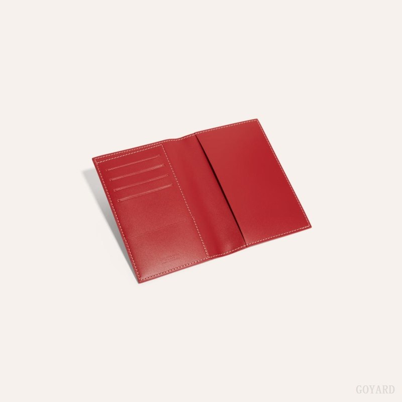 Portador De Passaporte Goyard GRENELLE PASSPORT COVER Vermelhas | GY-PDN8405