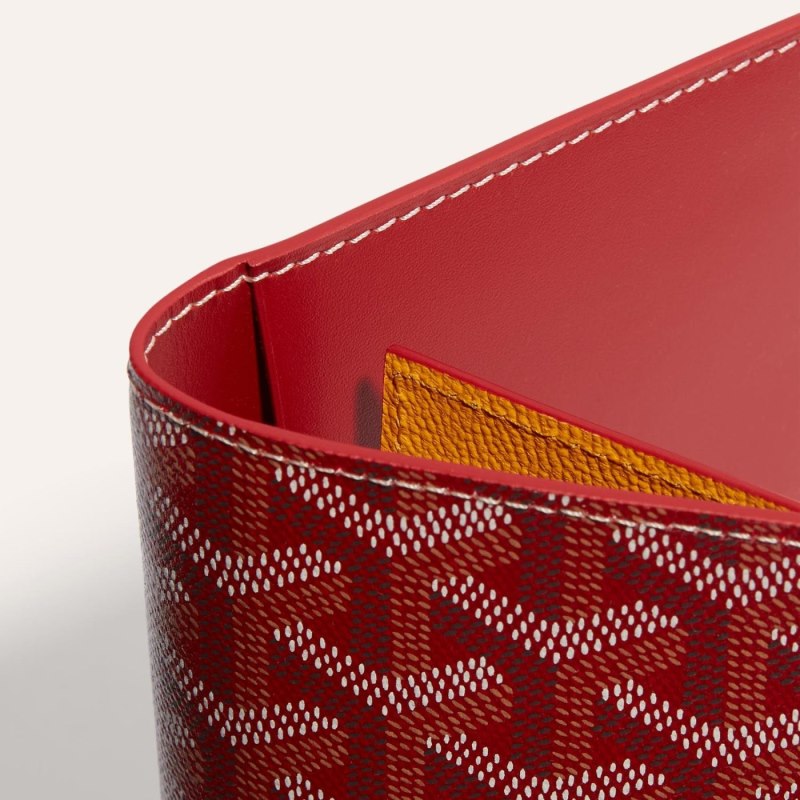 Portador De Passaporte Goyard GRENELLE PASSPORT COVER Vermelhas | GY-PDN8405