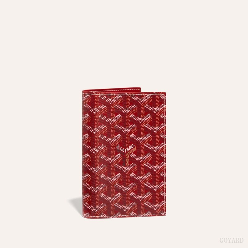 Portador De Passaporte Goyard GRENELLE PASSPORT COVER Vermelhas | GY-PDN8405