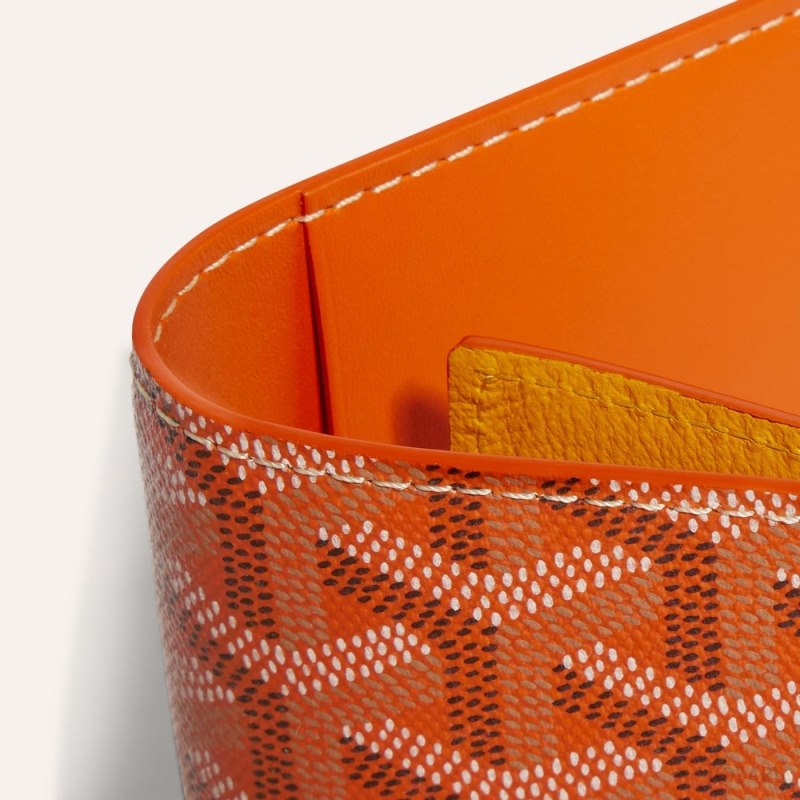 Portador De Passaporte Goyard GRENELLE PASSPORT COVER Laranja | GY-OFA8252