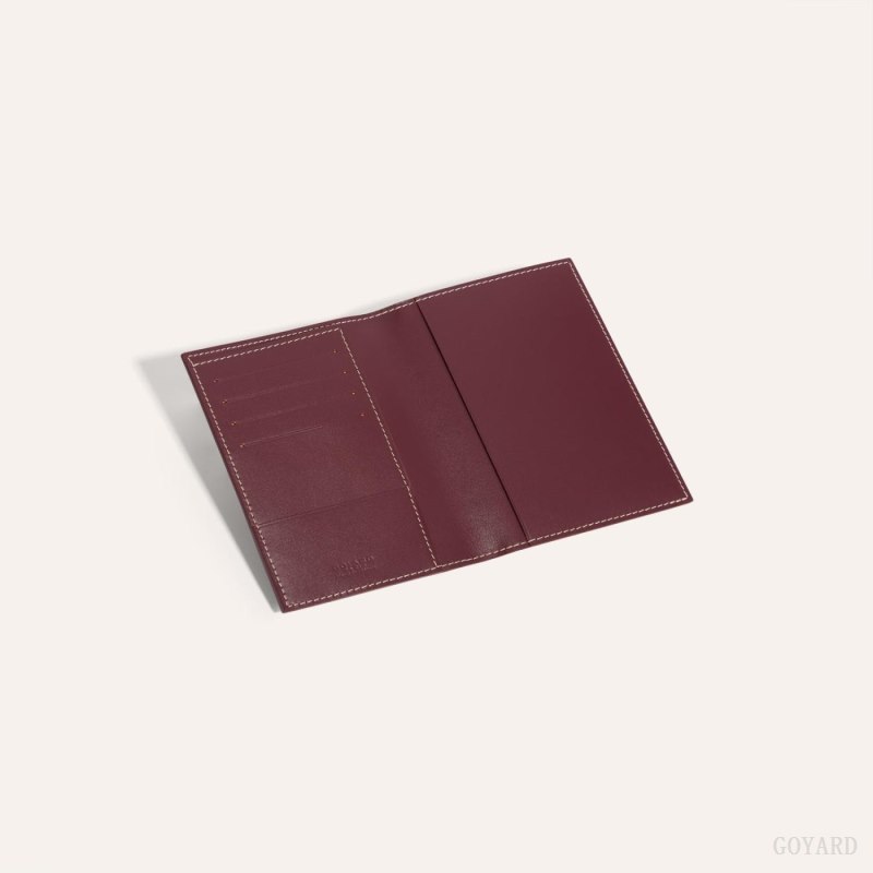 Portador De Passaporte Goyard GRENELLE PASSPORT COVER Bordeaux | GY-AUU0426