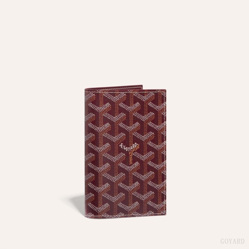 Portador De Passaporte Goyard GRENELLE PASSPORT COVER Bordeaux | GY-AUU0426