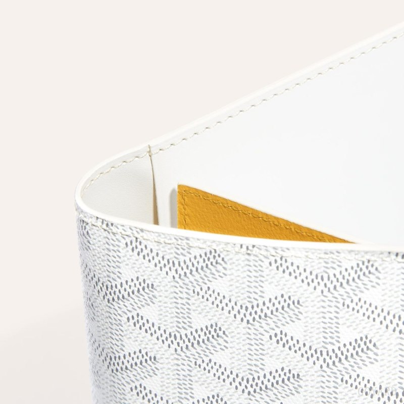 Portador De Passaporte Goyard GRENELLE PASSPORT COVER Branco | GY-HFL6690