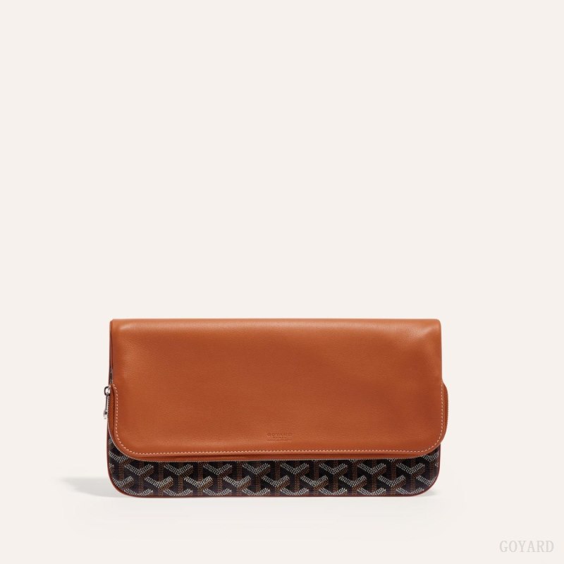 Pouches Goyard SAINTE-MARIE CLUTCH Pretas Marrom | GY-ZNX6245