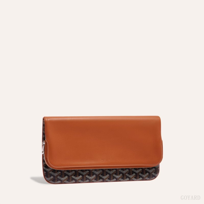 Pouches Goyard SAINTE-MARIE CLUTCH Pretas Marrom | GY-ZNX6245