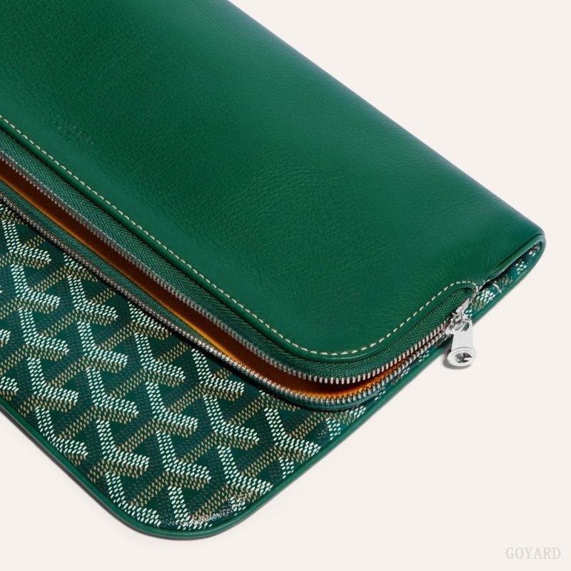 Pouches Goyard SAINTE-MARIE CLUTCH Verdes | GY-INS2368