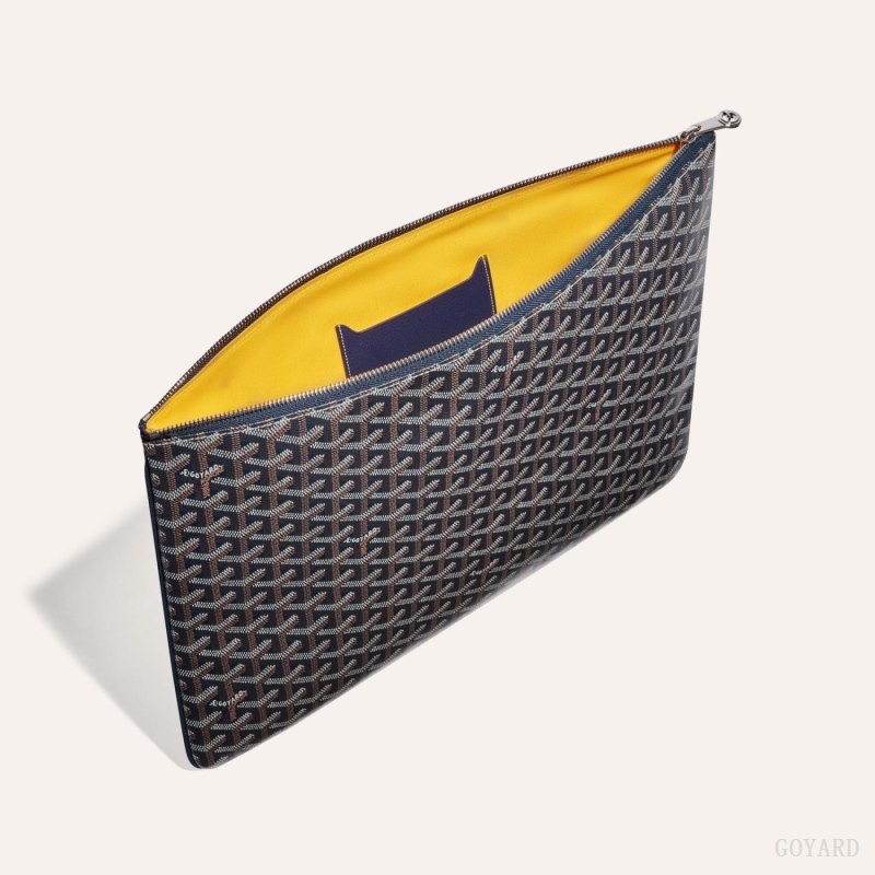 Pouches Goyard SENAT GM DOCUMENT CASE Azul Marinho Azuis | GY-CXM1937