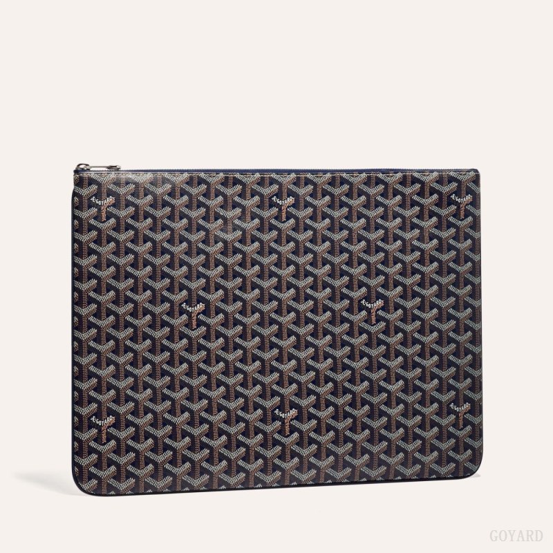 Pouches Goyard SENAT GM DOCUMENT CASE Azul Marinho Azuis | GY-CXM1937