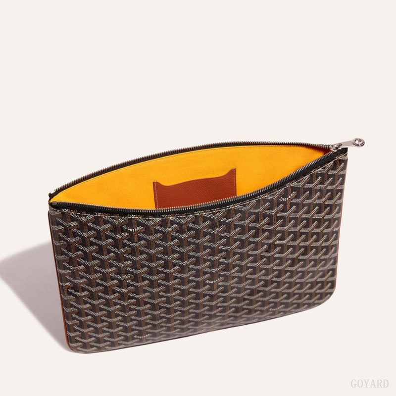 Pouches Goyard Sénat MGM Pouch Pretas Marrom | GY-DWU5287