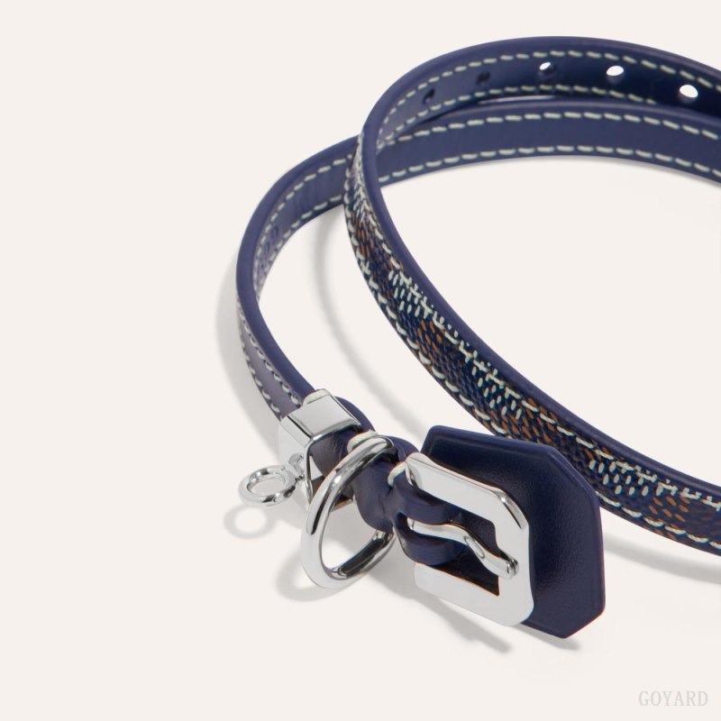 Pulseiras Goyard EDMOND BRACELET Azul Marinho Azuis | GY-FIB7061
