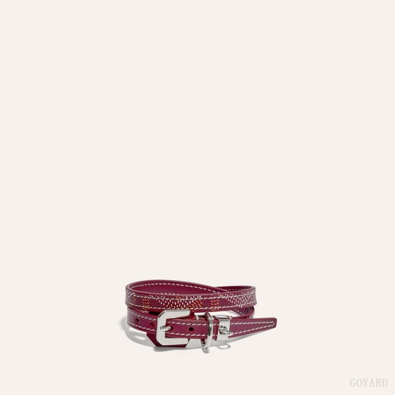 Pulseiras Goyard EDMOND BRACELET Bordeaux | GY-SXA1729