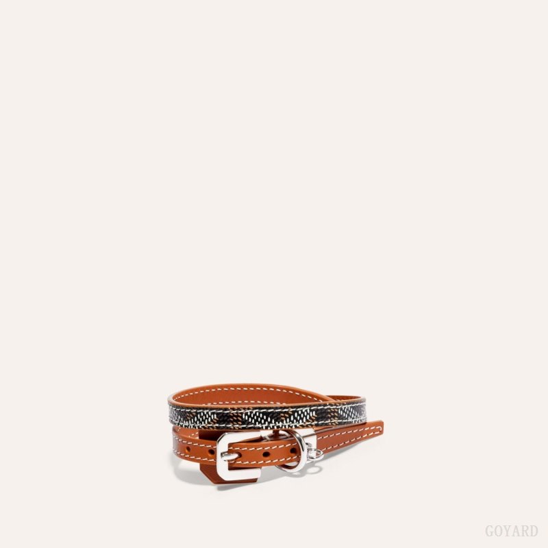 Pulseiras Goyard EDMOND BRACELET Pretas Marrom | GY-YBX3541