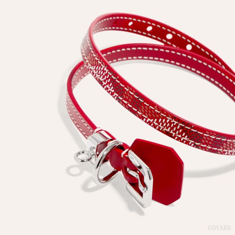 Pulseiras Goyard EDMOND BRACELET Vermelhas | GY-RCC6767
